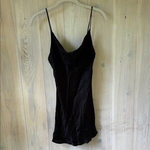 Zara Satin Cowl Neck Top Size S